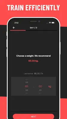 BestFit Go - Gym Training android App screenshot 1