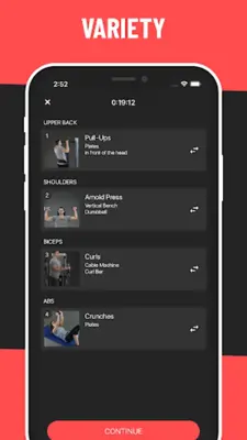 BestFit Go - Gym Training android App screenshot 2